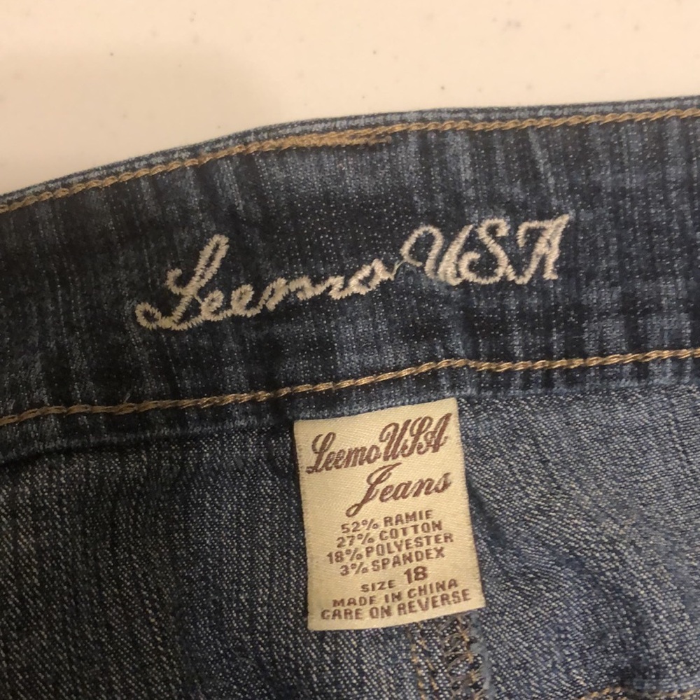 Leemo USA Jeans Size 18 - Picture 2 of 11